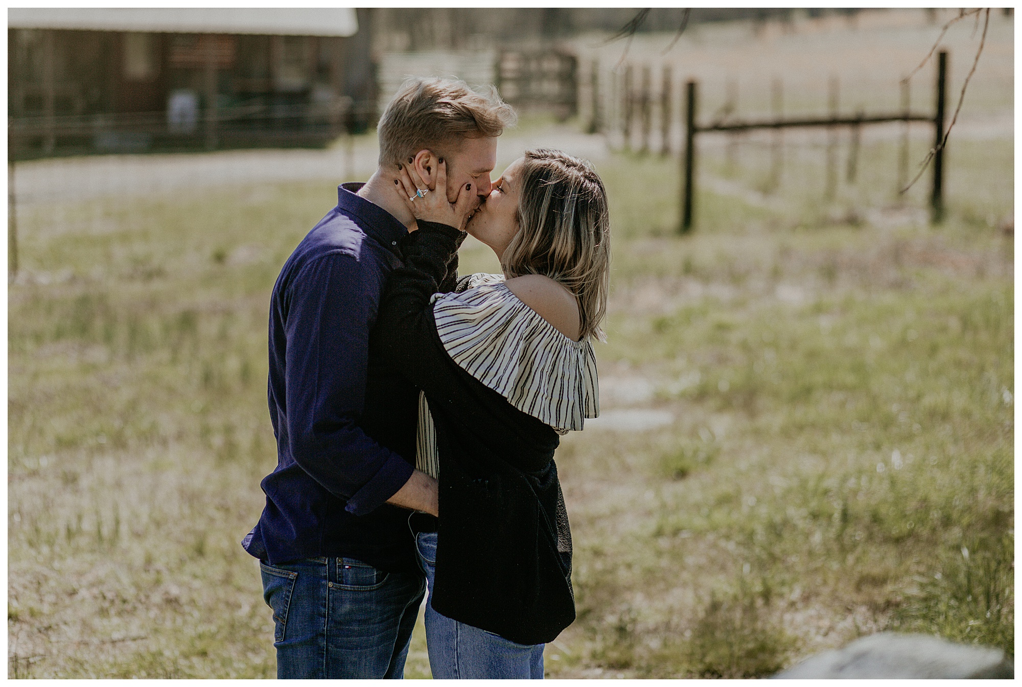 This Nashville surprise proposal was so sweet at the farm at Cedar springs.